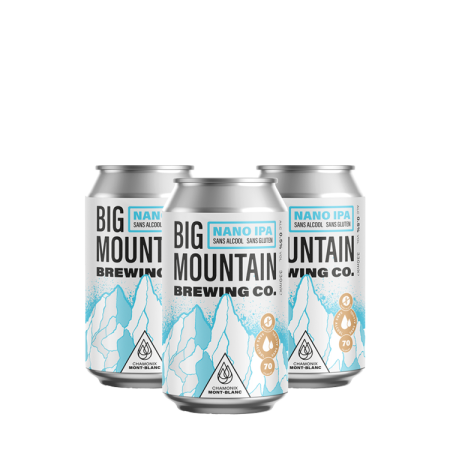 Pacote de 3 cervejas - Blonde sem álcool Nano IPA - Cervejaria Big Mountain - 33 cl x 3 Pacote de 3 cervejas - Blonde sem álcool Nano IPA - Cervejaria Big Mountain - 33 cl x 3