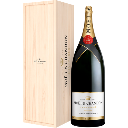 Nabucodonosor - Champagne Moët & Chandon - Brut Impérial - Caixa De Madeira Nabucodonosor - Champagne Moët & Chandon - Brut Impérial - Caixa De Madeira