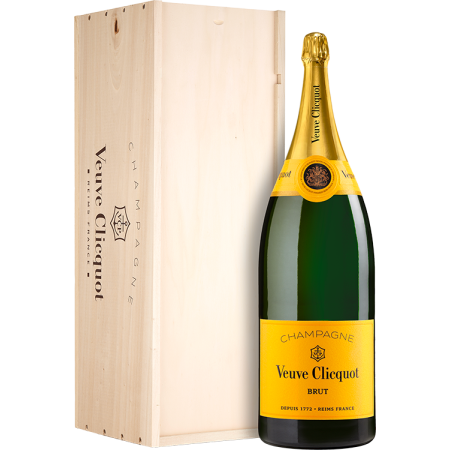 Salmanazar - Champagne Veuve Clicquot Brut Carte Jaune - Caixa De Madeira Salmanazar - Champagne Veuve Clicquot Brut Carte Jaune - Caixa De Madeira